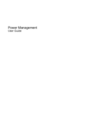 HP 8510p Power Management - Windows Vista