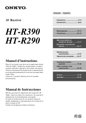 Onkyo HT-R290 Owners Manual -Spanish/French