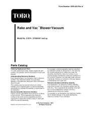 Toro 51574 Parts Catalog
