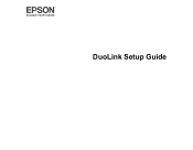 Epson BrightLink 696Ui DuoLink Setup Guide