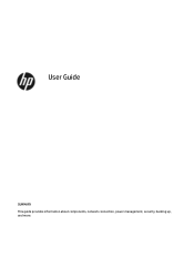 HP Slim Desktop PC S01-pF2000i User Guide