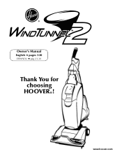 Hoover U8311900 Manual