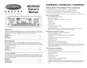 Jensen MCD9425 Owners Manual