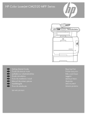 HP CM2320fxi HP Color LaserJet CM2320 MFP Series - Getting Started Guide