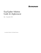 Lenovo ThinkServer RD120 (French) EasyUpdate Solution Deployment Guide