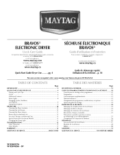 Maytag MGDB850WQ Owners Manual