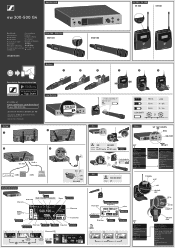 Sennheiser EW 500 G4-CI1 Quick Guide ew 300-500 G4