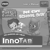 Vtech InnoTab Software - Bubble Guppies User Manual