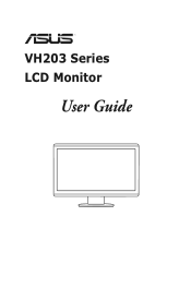 Asus VH203D VH203 Series User Guide for English Edition