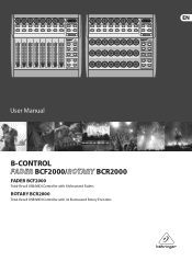 Behringer BCR2000 Manual
