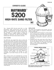 Hayward S200 Series S200 Sand Filter
