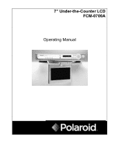Polaroid FCM-0700A User Manual