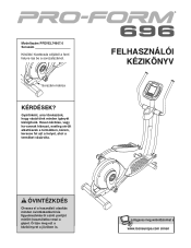 ProForm 696 Elliptical Hungarian Manual