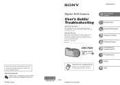 Sony DSC P200 Operating Instructions