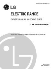 LG LRE30451SB Owner's Manual