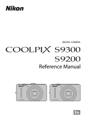 Nikon COOLPIX S9300 Reference Manual
