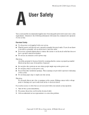 Xerox C2424 User Guide Section: Safety