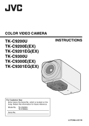 JVC TK-C9300UA Instruction Manual