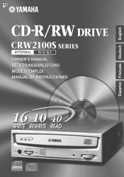 Yamaha CRW2100S Owners Manual