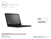 Dell Inspiron 15 5552 Specifications