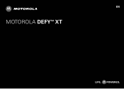 Motorola DEFY XT DEFY XT - User Guide