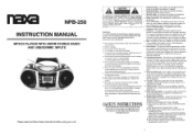 Naxa NPB-250 Instruction Manual