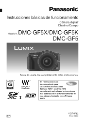 Panasonic DMCGF5X DMCGF5K User Guide
