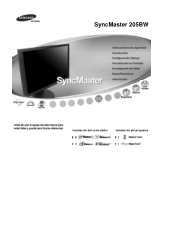 Samsung 205BW User Manual (SPANISH)