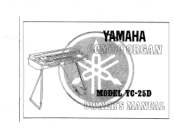 Yamaha YC-25D Owner's Manual (image)