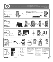 HP A6419fh Setup Poster (Page 1)