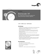 Seagate ST32000641AS Barracuda® XT Data Sheet