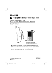 Toshiba MEG-F60 Owners Manual
