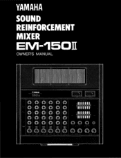 Yamaha EM-150II Owner's Manual (image)
