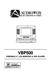 Audiovox VBP500 Operation Manual