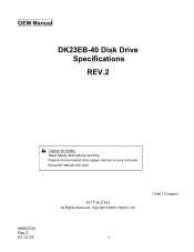 Hitachi DK23EB User Manual