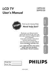 Philips 15PF5120 User manual