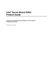 Intel SHG2 Product Guide