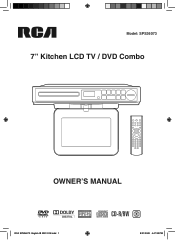 RCA SPS36073 SPS36073 Product Manual