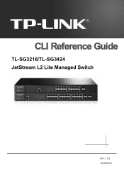 TP-Link TL-SG3216 TL-SG3216 V1 CLI Reference Guide
