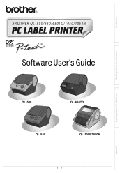 Brother International QL-1050N Software Users Manual - English