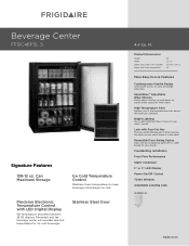 Frigidaire FFBC46F5LS Product Specifications Sheet (English)