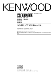 Kenwood XD-6551 User Manual