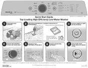 Maytag MVWB835DC Quick Reference Guide