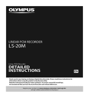 Olympus LS-20M LS-20M Detailed Instructions (English)