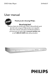 Philips DVP642 User manual