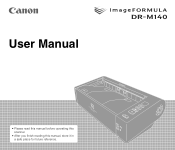 Canon imageFORMULA DR-M140 Document Scanner User Manual