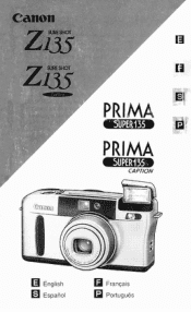 Canon Z135 Sure Shot Z135 Instruction Manual