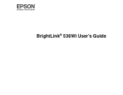 Epson BrightLink 536Wi User Manual