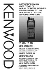 Kenwood TK-280 User Manual