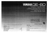 Yamaha GE-60 Owner's Manual